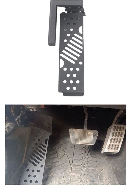 Araba Oto Ölü Pedalı Sol Yan Ayak Istirahat Kick Paneli Ayak Pedalı Jeep Wrangler Jl Jlu 2007-2018 Için (Yurt Dışından)