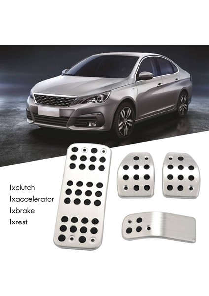 Ttcr-Ii Aksesuar Gaz Modifiye Pedal Pedi Plakası Peugeot 207 301 307 208 2008 308 408 Cc/citroen C3 C4/ds 3 4 6 Ds3 Ds4 Ds6 (Yurt Dışından)
