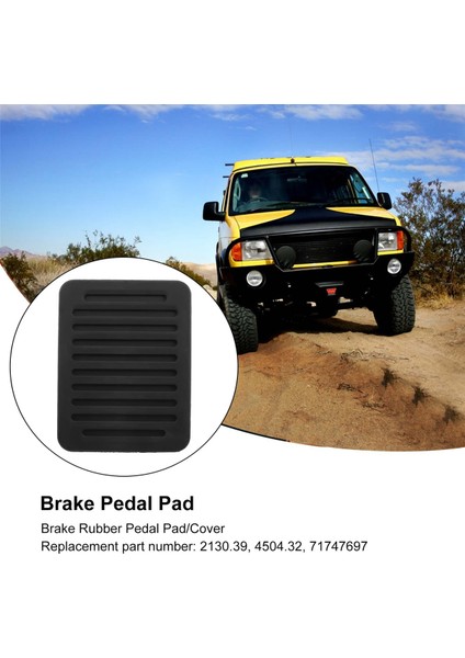 Fiat Ducato Peugeot Boxer Citroen Röle 2006+ Fren Kauçuk Pedal Koruyucu Örtü 2130.39, 4504.32, 71747697 (Yurt Dışından)