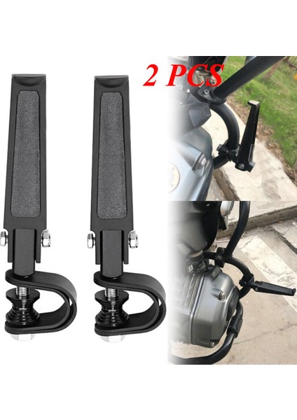 Motosiklet Footrest Katlanır Tampon Ayakliklari Ayaklik Braketi Harley-Davidson Honda Suzuki B Için (Yurt Dışından)