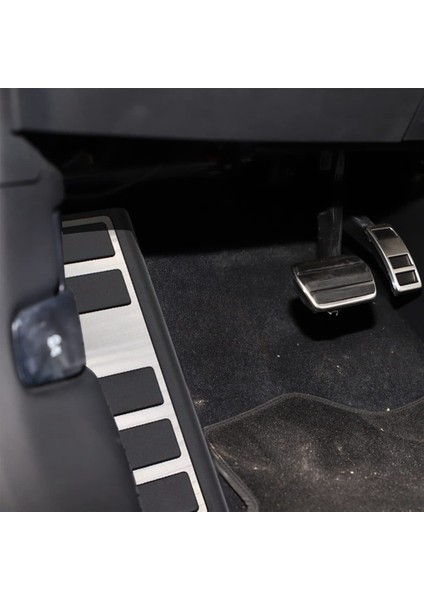 Ford Mustang Mach-E 2021+ Için Paslanmaz Çelik Pedallar Hızlandırıcı Fren Ayak Pedalı Koruyucu Örtü Kaymaz Araba Yedek B (Yurt Dışından)