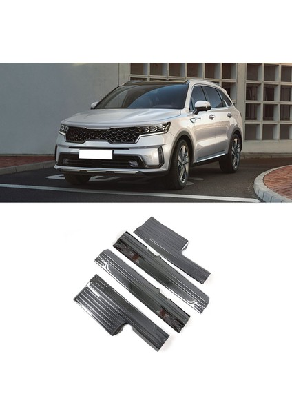 Kia Sorento 2022 Için Araba Iç Eşik Çubuğu Karşılama Pedalı Paslanmaz Çelik Kapı Anti-Adım Koruma Etiket (Yurt Dışından)