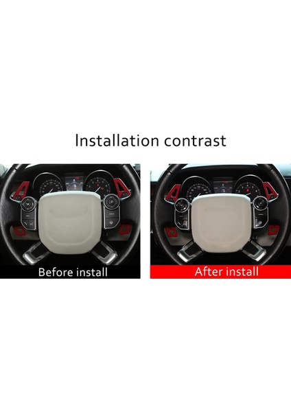 Land Rover Discovery 5 2017-2019 (B) Için Araç Direksiyon Düğmesi Kapağı Trim Yaması (Yurt Dışından) fiyatları