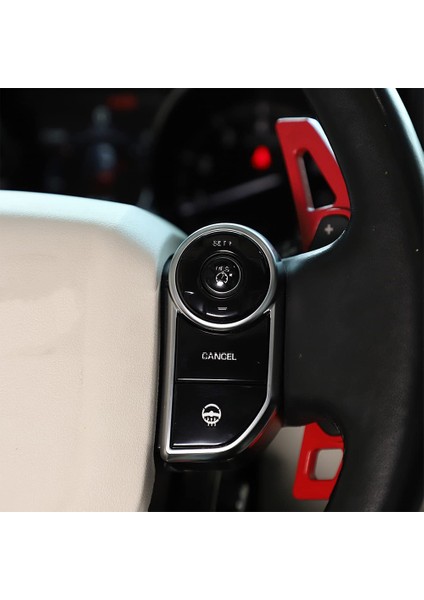 Land Rover Discovery 5 2017-2019 (B) Için Araç Direksiyon Düğmesi Kapağı Trim Yaması (Yurt Dışından) modelleri