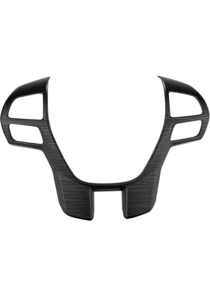 Araba Direksiyon Paneli Kapak Trim Çerçeve Dekoratör Etiket Ford Ranger Everest 2015+ Için Aksesuarlar, Siyah Ahşap Tahıl (Yurt Dışından)