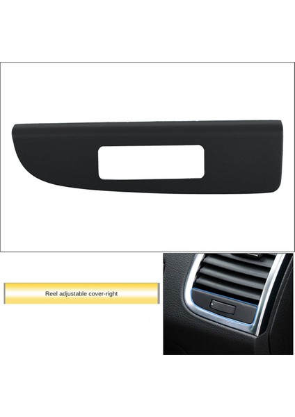 Audi Q7 2006 - 2015 Için Dashboard Sol Yan Hava Firar Krom Çerçeve Iç Hava Çıkışı Yedek Kapak Paneli (Yurt Dışından) modelleri