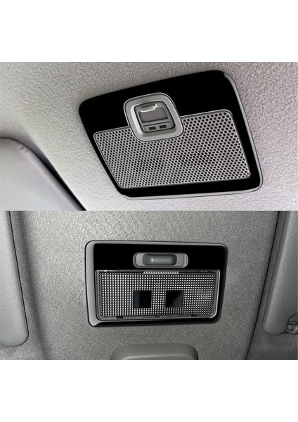Suzuki Spacia 2017-2022 Araba Tavan Sos Düğmesi Trim Çerçevesi C Için Araba Ön Okuma Lambası Kapağı Trim Sticker (Yurt Dışından)