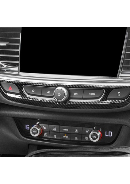 Buick Regal 2017 2018 2019 Için Araba Merkezi Kontrol Multimedya Ayar CD Paneli Kapak Trim Çerçeve Dekor Etiket Aksesuarları (Yurt Dışından)