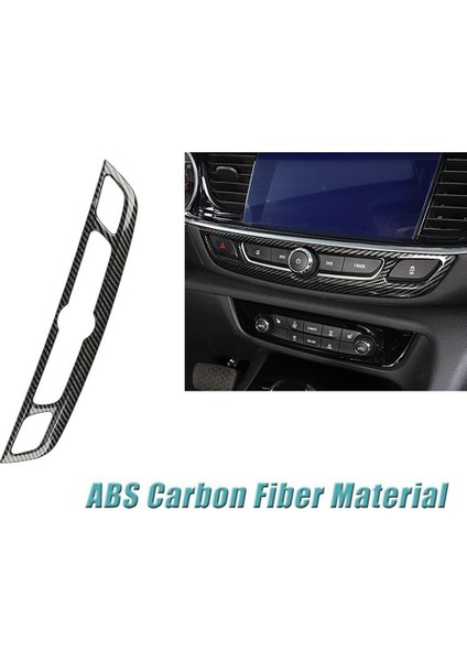 Buick Regal 2017 2018 2019 Için Araba Merkezi Kontrol Multimedya Ayar CD Paneli Kapak Trim Çerçeve Dekor Etiket Aksesuarları (Yurt Dışından)