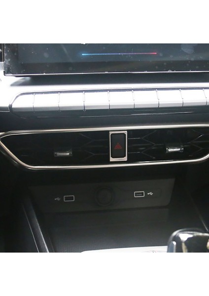 Mg Mg5 2021 Araba Paslanmaz Çelik Klima Ac Çıkış Havalandırma Kapağı Trim Dekor Çerçeve Aksesuarları, Gümüş 4 Adet (Yurt Dışından)