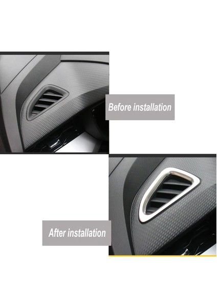 Mg Mg5 2021 Araba Paslanmaz Çelik Klima Ac Çıkış Havalandırma Kapağı Trim Dekor Çerçeve Aksesuarları, Gümüş 4 Adet (Yurt Dışından)
