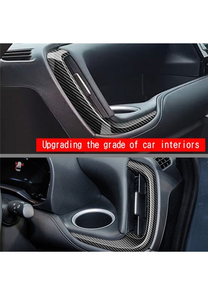 Toyota Voxy Noah 90 Serisi 2022+ Rhd Için Araba Karbon Fiber Gösterge Paneli Havalandırma Çıkışı Çerçevesi Dekoratif Kapak Döşemesi (Yurt Dışından)