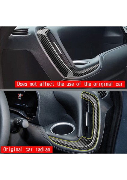 Toyota Voxy Noah 90 Serisi 2022+ Rhd Için Araba Karbon Fiber Gösterge Paneli Havalandırma Çıkışı Çerçevesi Dekoratif Kapak Döşemesi (Yurt Dışından)