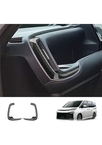 Toyota Voxy Noah 90 Serisi 2022+ Rhd Için Araba Karbon Fiber Gösterge Paneli Havalandırma Çıkışı Çerçevesi Dekoratif Kapak Döşemesi (Yurt Dışından)