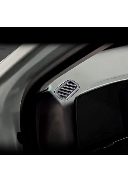 Araba Ön Hava Menfezi Gösterge Paneli A/c Çıkış Çerçevesi Kapağı Döşeme Hyundai Kona 2024+ Ahşap Desenli (Yurt Dışından)