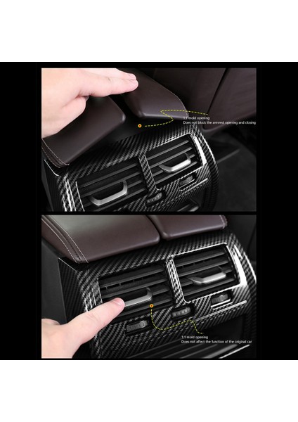 -Bmw 5 Serisi G30 2018-2022 Araç Arka Klima Havalandırma Çıkış Kapağı Trim Çerçeve Sticker Aksesuarları,düşük Profil (Yurt Dışından)