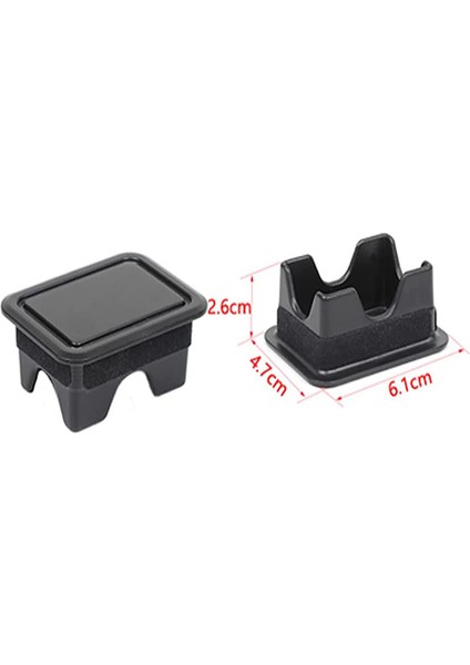 2 Adet Siyah Abs Arka Bagaj Kutusu Koruyucu Kapak Trim Dodge Ram 1500 2018 2019 2020 2021 Araba Aksesuarları Için Uygun (Yurt Dışından)