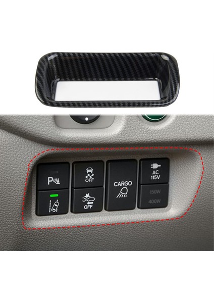 Honda Ridgeline 2021-2023 Pilot 2016-2022 Passport 2019-2024 Gösterge Paneli Sol Kontrol Paneli Kapağı Döşeme Karbon Fiber (Yurt Dışından)