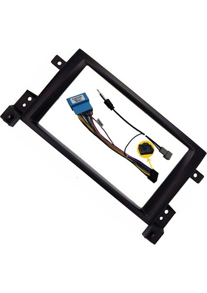Suzuki Grand Vitara 2005-2015 Araba Gps DVD Otoradyo Çerçevesi Için 2din Stereo Radyo Fasya Paneli Çerçevesi (Yurt Dışından)