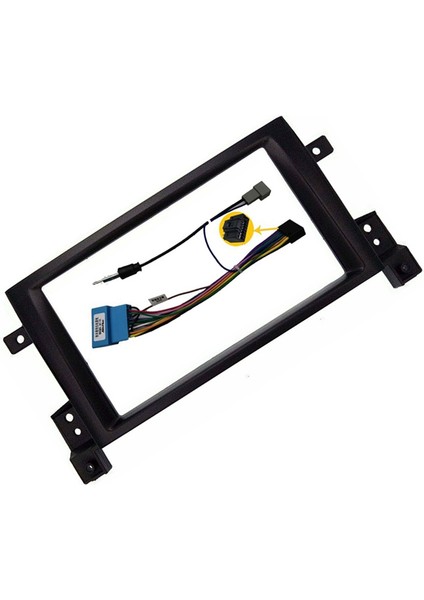 Suzuki Grand Vitara 2005-2015 Araba Gps DVD Otoradyo Çerçevesi Için 2din Stereo Radyo Fasya Paneli Çerçevesi (Yurt Dışından)