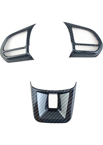 3 Adet/takım Abs Araba Direksiyon Düğme Kapağı Etiket Iç Dekorasyon Mg5 Mg6 Mg Hs Zs Araba Styling Karbon Fiber (Yurt Dışından) fırsatları