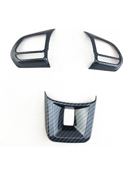 3 Adet/takım Abs Araba Direksiyon Düğme Kapağı Etiket Iç Dekorasyon Mg5 Mg6 Mg Hs Zs Araba Styling Karbon Fiber (Yurt Dışından) indirimleri
