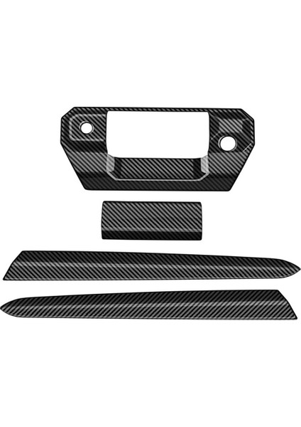 Araba Arka Bagaj Kapağı Trim Şeritleri Bagaj Kolu Trim Şeritleri Toyota Tacoma 2024 Bagaj Kapağı Dekorasyon Çıkartmaları Karbon Fiber (Yurt Dışından)