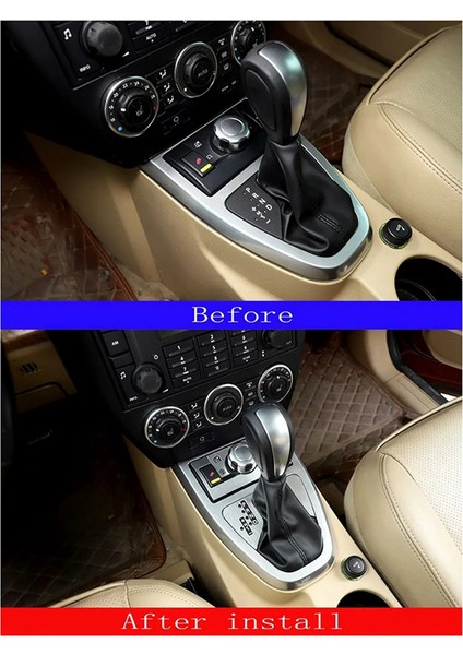 Land Rover Freelander 2 2007-2012 Için Araba Merkezi Kontrol Arazi Ayarı Ayar Kapağı + Vites Anti-Scratch Çıkartmalar (Yurt Dışından)