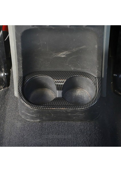Karbon Fiber Arka Su Dağı Tutucu Paneli Kapak Trim 2007-2010 Jeep Wrangler Jk Için (Yurt Dışından)