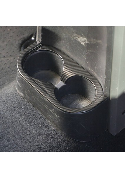 Karbon Fiber Arka Su Dağı Tutucu Paneli Kapak Trim 2007-2010 Jeep Wrangler Jk Için (Yurt Dışından)