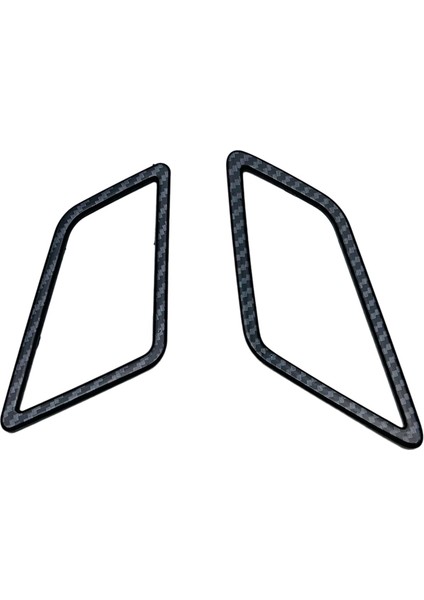 Mitsubishi Outlander 2022 2023 Için Karbon Fiber Dashboard Hava Çıkış Havalandırma Ayar Kapağı Etiket Dekorasyon Çerçeve Rhd (Yurt Dışından)