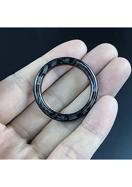 E90 E92 E93 2009-2012 / 3 Serisi E89 Motor Çalıştırma Durdurma Anahtarı Düğme Paneli Kapağı Trim Dekor Aksesuarları Için Karbon Fiber (Yurt Dışından)