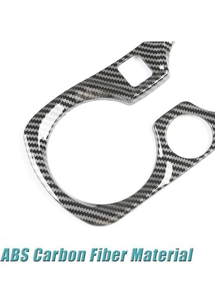 Bmw-3 Serisi G20 G28 2019-2021 Karbon Fiber Merkezi Konsol Su Dağı Tutucu Kapak Trim Dekor Etiket Aksesuarları (Yurt Dışından)