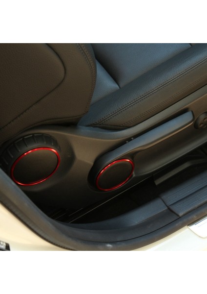 3 Adet Araba Koltuğu Ayarı Anahtar Düğmesi Halka Kapak Trim Kırmızı Mercedes Benz Ab Gla Cla Sınıfı W176 W117 W246 C117 A180 (Yurt Dışından)