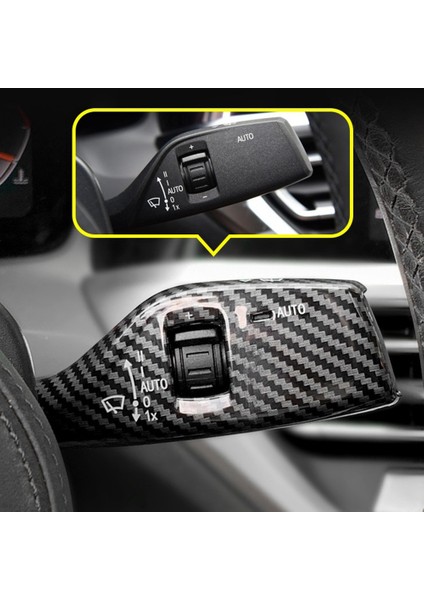 Araba Sileceği Anahtarı Kapağı-Bmw 3 5 7 Serisi G20 G30 G11 G12 Sedan Dönüş Sinyali Silecek Kolu Kapağı Dekor Etiket Trim (Yurt Dışından) fırsatları