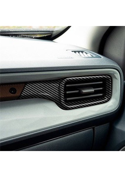 Ford Maverick 2022+ Için Karbon Fiber Yan Dash A/c Klima Çıkış Havalandırma Kapağı Paneli Trim (Yurt Dışından)