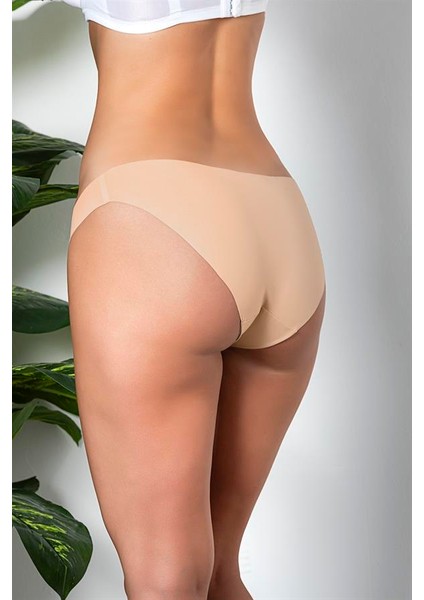 3'lü Dikişsiz, Iz Yapmaz, Lazer Kesim, Slip Külot Cappucino (BRF21261)