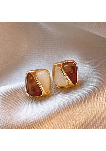 Kulak Deliksiz Duygu Kulak Klipsleri Niş Tasarım Küpeler Fransız Vintage Inci Küpeler (Yurt Dışından)