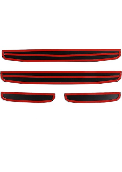 Ford Bronco 2021 2022 Için Araba Kapı Eşiği Koruyucuları Aksesuarlar Kapı Kenar Koruyucu Kapı Döşeme Kenar Giriş Koruyucusu Sürtünme Plakası (Yurt Dışından) fırsatları