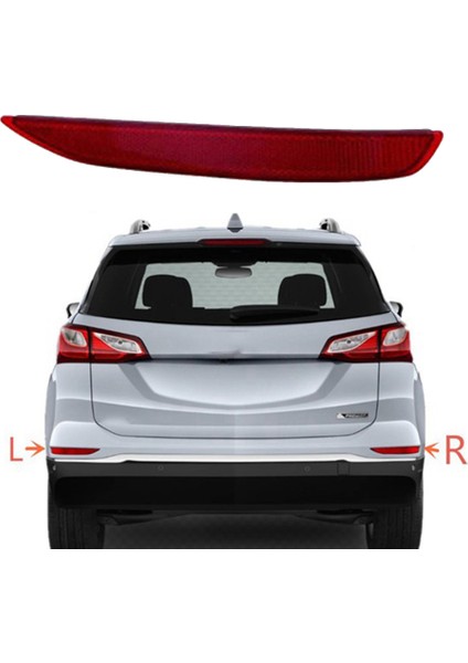 Sağ Arka Tampon Reflektör Açık Kırmızı Lens Için Chevrolet Equinox 2018 2019 2020 Arka Lambası Fren Lambası Park Reflektörü (Yurt Dışından) indirimleri
