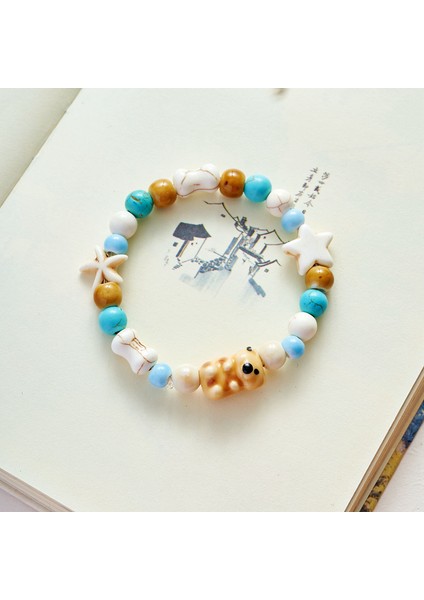 Seramik Takı Bileklik Etnik Stil Qing El Dokuması Bileklik (Yurt Dışından)