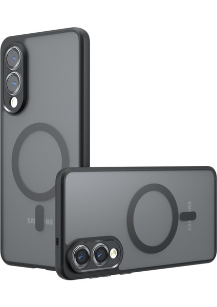 Samsung Galaxy S25 Edge Tpu + Pc Mat Cilt Dokunmatik Telefon Kılıfı Magsafe ile Uyumlu (Yurt Dışından)