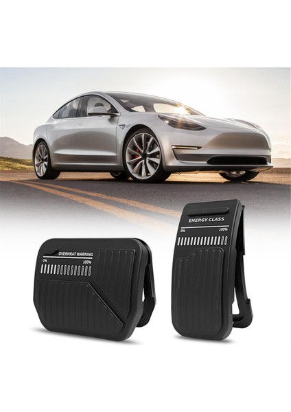 Tesla Model Y Model 3 2023 Pedal Kapakları, Gaz Pedalı Fren Pedalı Gaz Pedalı Kapak Aksesuarları (Siyah) (Yurt Dışından)