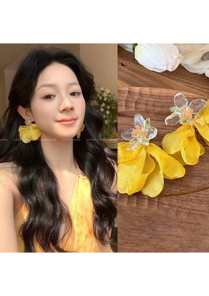 Küpeler Tatil Stili Küpeler Rafya Hasır El Yapımı Rattan Küpeler (Yurt Dışından)