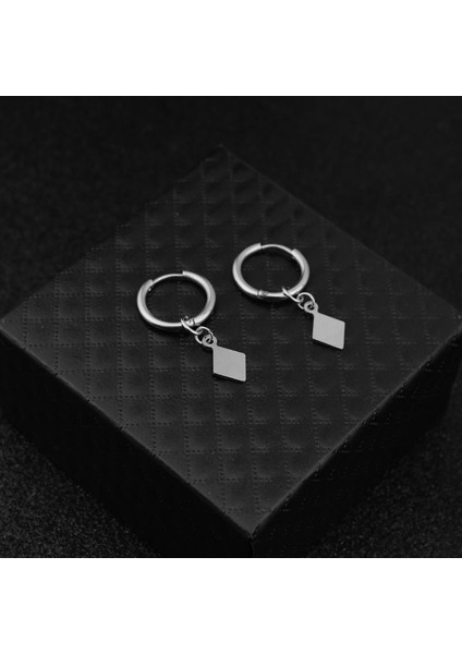 Küpe Erkek S925 Gümüş Küpe Gelgit Retro Küpe (Yurt Dışından)