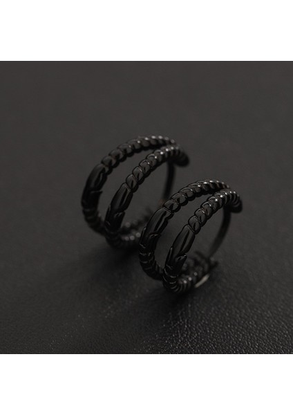 Küpe Erkek S925 Gümüş Küpe Vintage Küpe (Yurt Dışından)