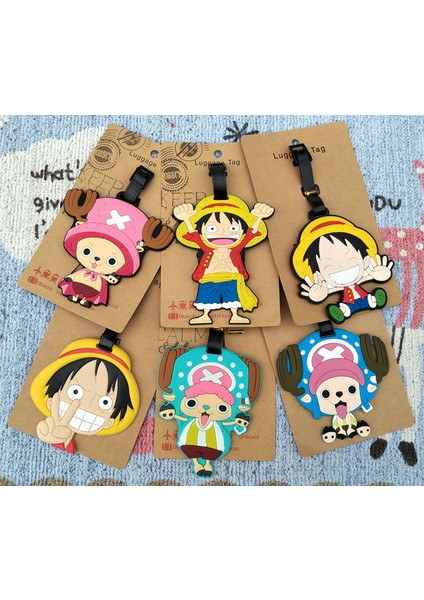 U Tarzı Sıcak Karikatür Baga Etiketleri Bagaj Isim Etiketleri Bir Parça Luffy Seyahat Bavulu Pvc Etiket Tutucu Yaratıcı Hediye Seyahat Aksesuarları (Yurt Dışından) modelleri