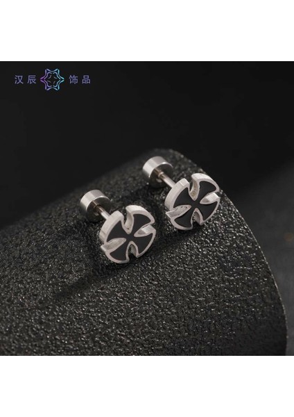 Küpe Erkek S925 Gümüş Küpe Gelgit Retro Küpe (Yurt Dışından)
