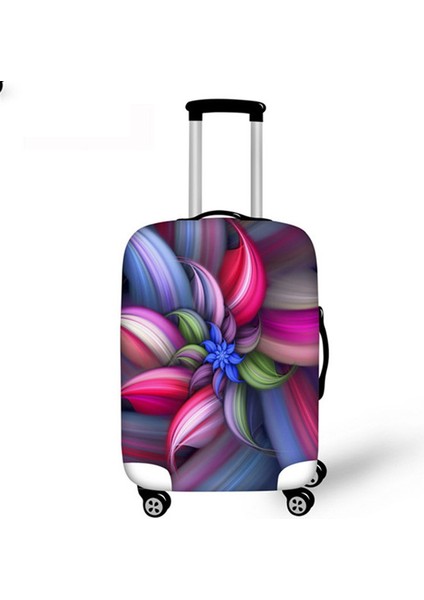 D0965F26 Stili L Beden Ince Seyahat Valizleri Koruyucu Kılıfı 24 Inç Tekerlekli Çantalara Su Geçirmez Elastik Bavul Toz Yağmurluk Kapakları (Yurt Dışından)