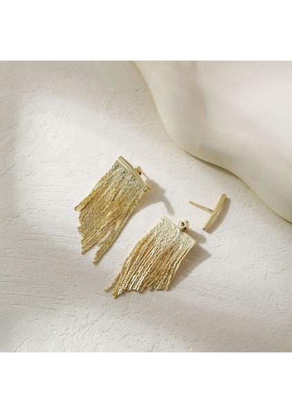 Püskül Koleksiyon Küpeler Moda Küpeler Zirkon Küpeler Uzun (Yurt Dışından)